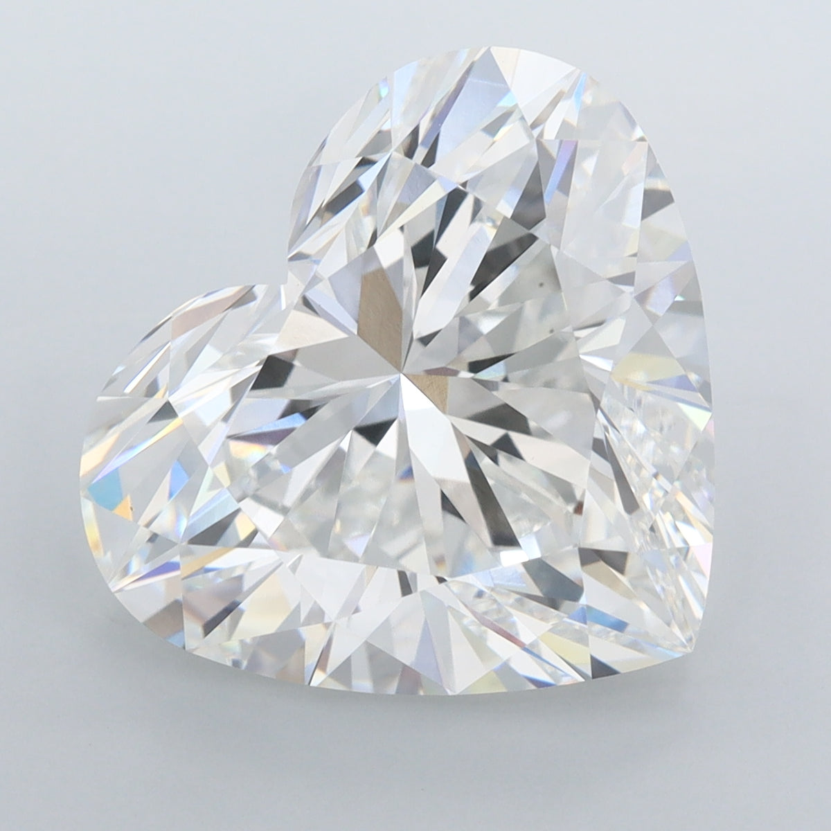 8.04 Carat Heart Shaped, Ideal Cut, E Color, VVS2 Clarity, IGI Certified Lab Grown Diamond
