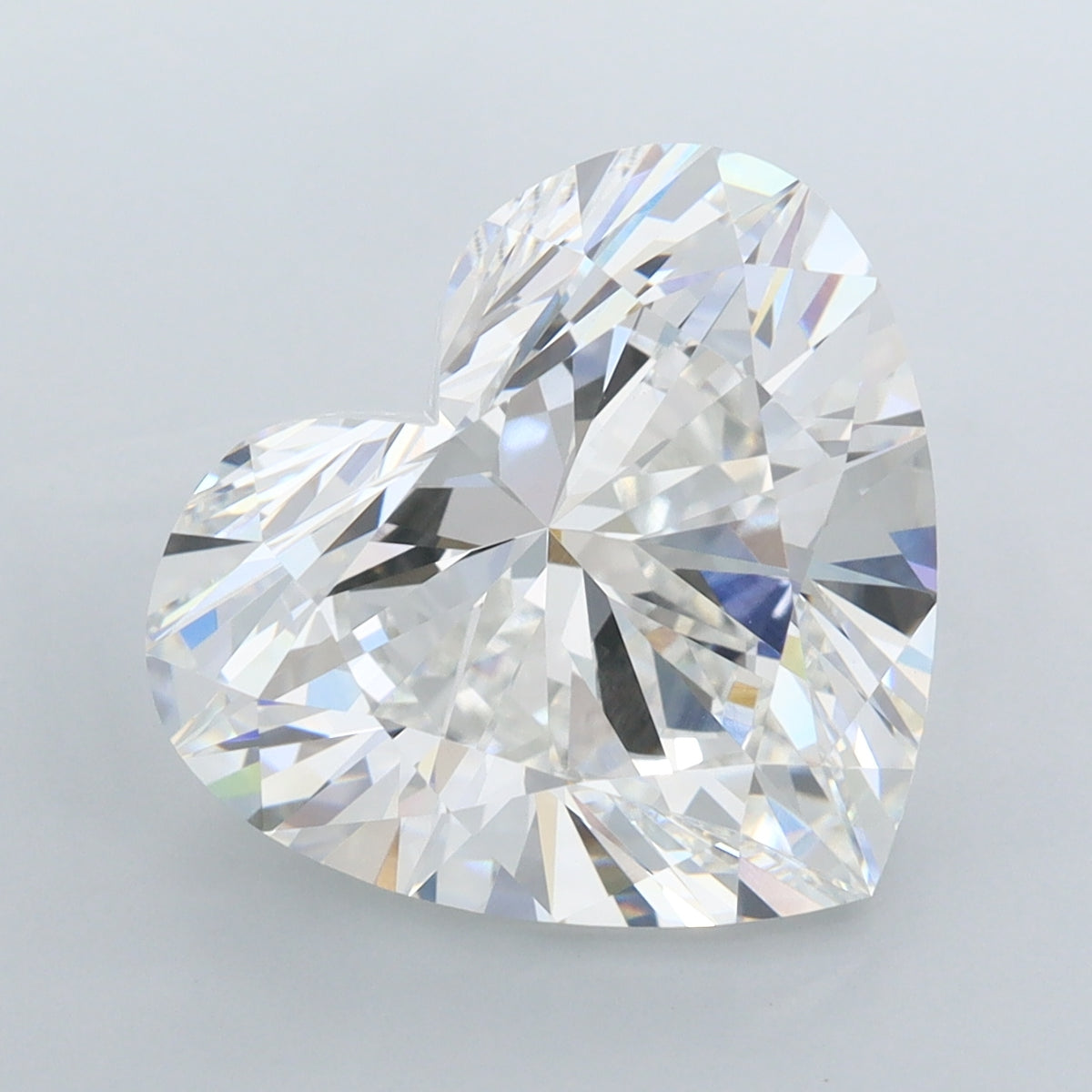 7.07 Carat Heart Shaped, Ideal Cut, E Color, VVS2 Clarity, IGI Certified Lab Grown Diamond