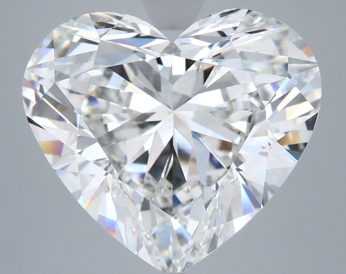 10.06 Carat Heart Shaped, Excellent Cut, F Color, VVS2 Clarity, IGI Certified Lab Grown Diamond