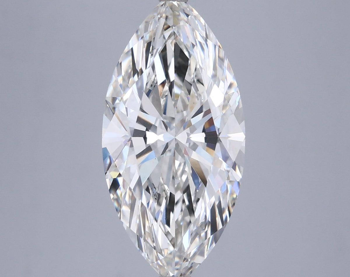4.10 Carat Marquise Shaped, Ideal Cut, G Color, VS1 Clarity, IGI Certified Lab Grown Diamond