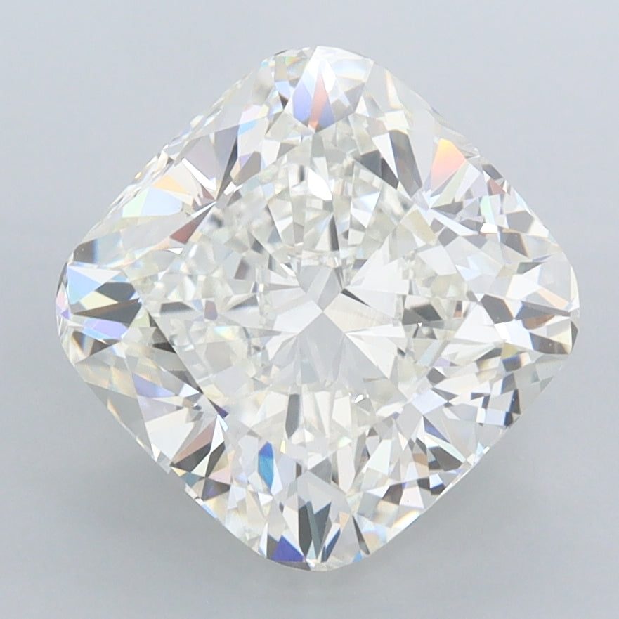4.08 Carat Cushion Shaped, Ideal Cut, G Color, VVS2 Clarity, IGI Certified Lab Grown Diamond