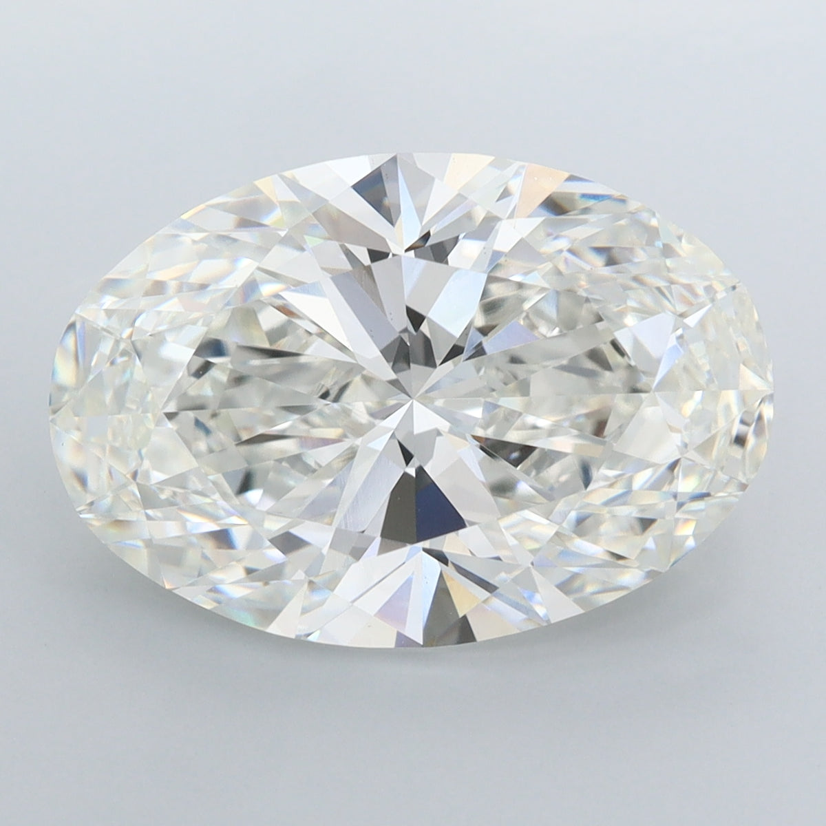 7.07 Carat Oval Shaped, Ideal Cut, G Color, VVS2 Clarity, IGI Certified Lab Grown Diamond