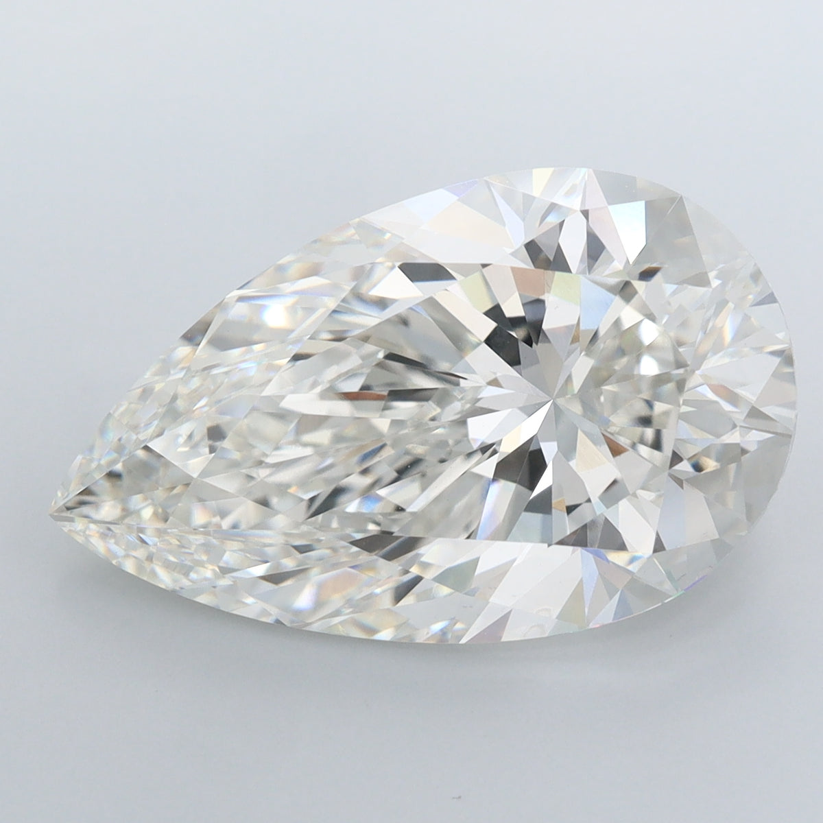 9.02 Carat Pear Shaped, Ideal Cut, G Color, VVS2 Clarity, IGI Certified Lab Grown Diamond