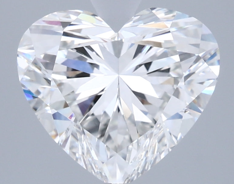 2.53 Carat Heart Shaped, Excellent Cut, F Color, VVS1 Clarity, IGI Certified Lab Grown Diamond