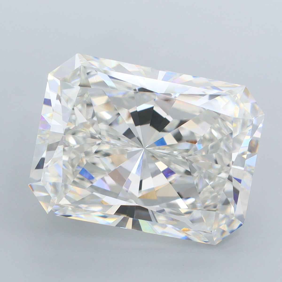 8.09 Carat Radiant Shaped, Excellent Cut, E Color, VVS2 Clarity, IGI Certified Lab Grown Diamond