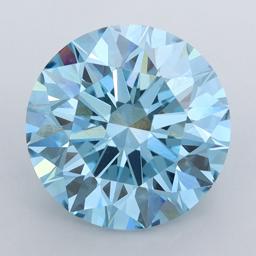 3.03 Carat Round Shaped, Ideal Cut, VS1 Clarity, IGI Certified Lab Grown Diamond