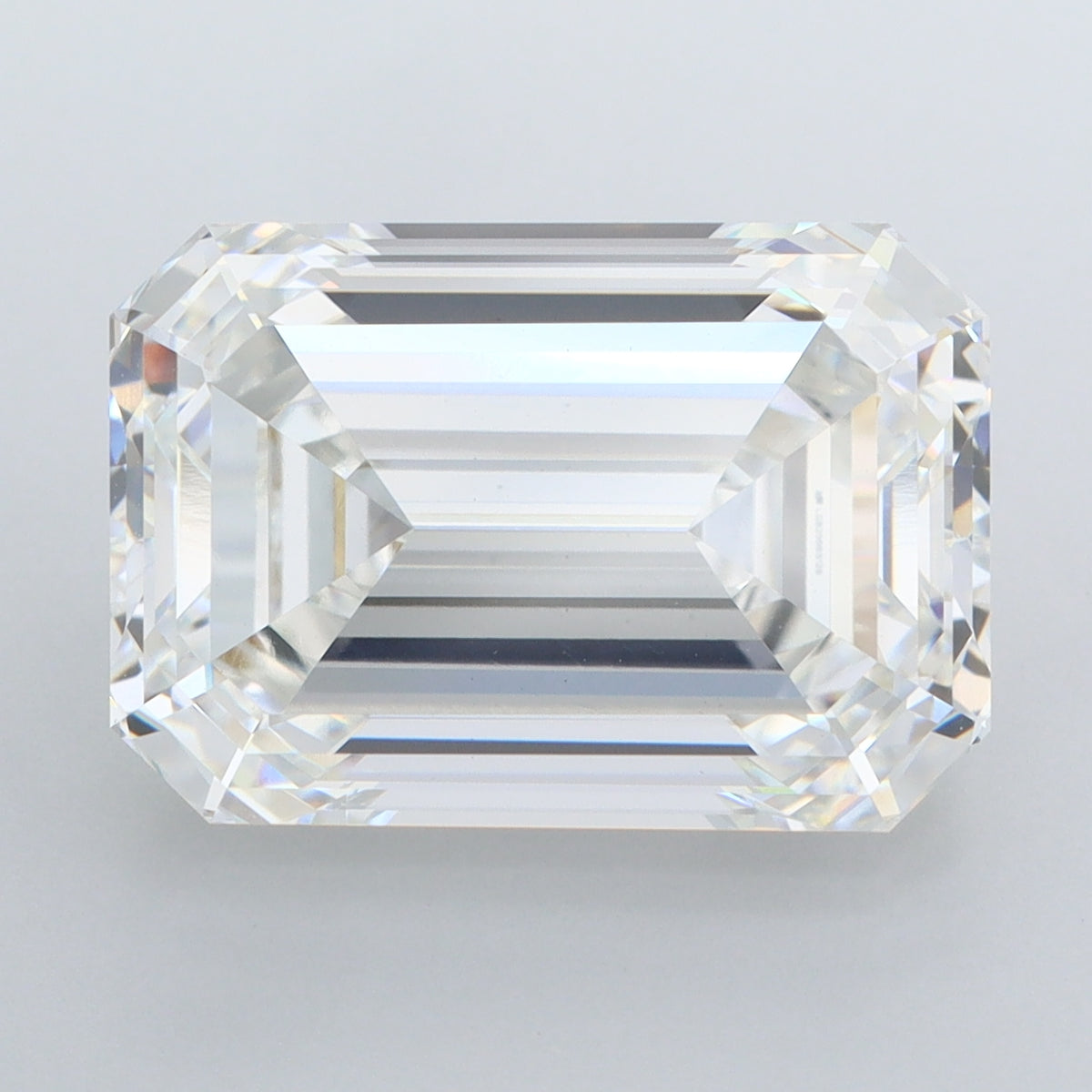 8.03 Carat Emerald Shaped, Ideal Cut, F Color, VVS2 Clarity, IGI Certified Lab Grown Diamond