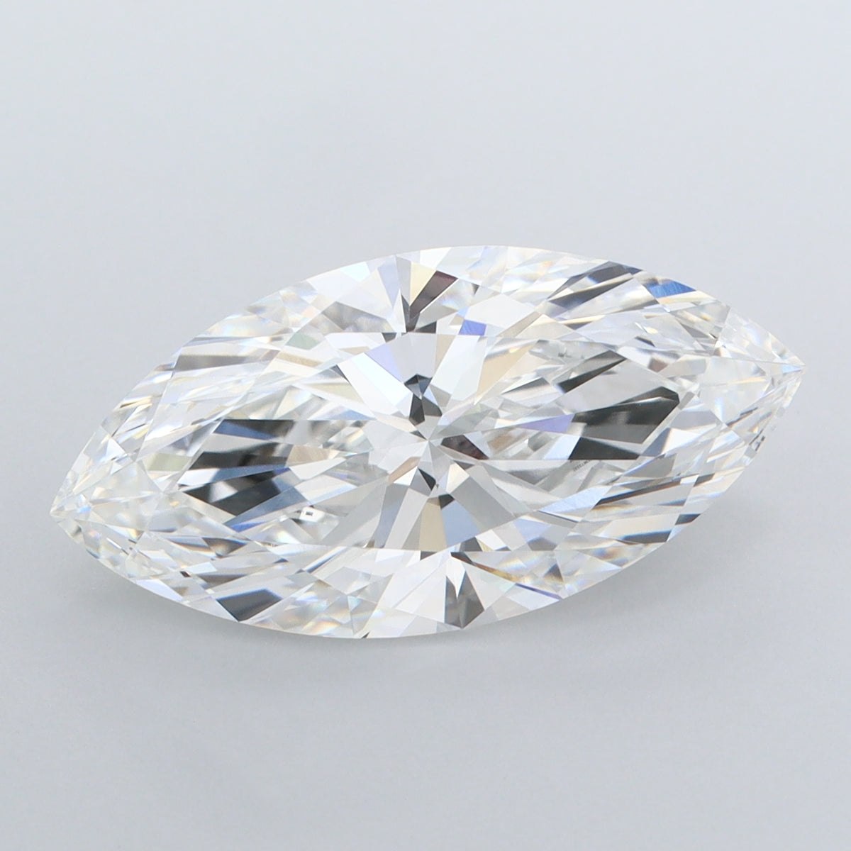 4.18 Carat Marquise Shaped, Ideal Cut, E Color, VVS1 Clarity, IGI Certified Lab Grown Diamond