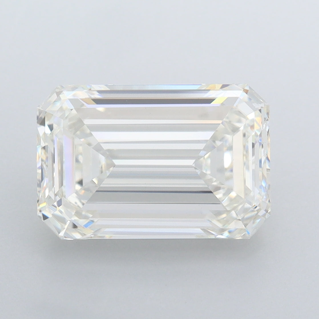 4.06 Carat Emerald Shaped, Ideal Cut, G Color, VS1 Clarity, IGI Certified Lab Grown Diamond