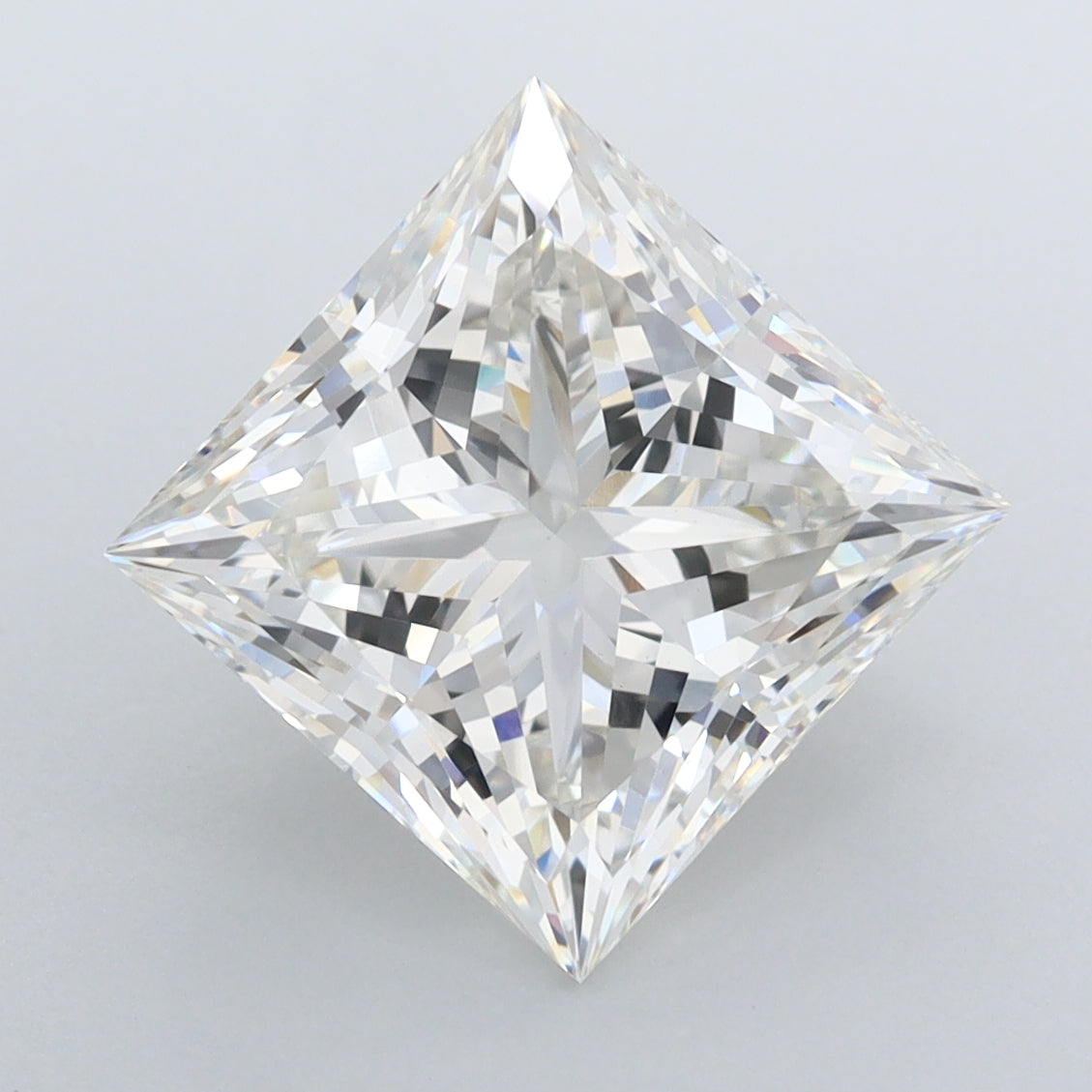 4.52 Carat Princess Shaped, Ideal Cut, G Color, VVS2 Clarity, IGI Certified Lab Grown Diamond