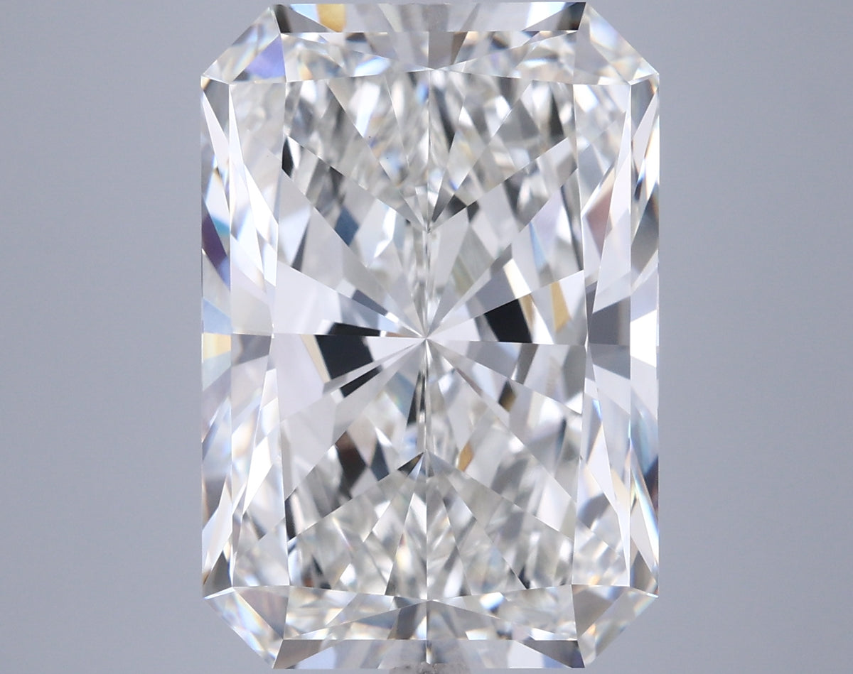 10.00 Carat Radiant Shaped, Ideal Cut, G Color, VVS2 Clarity, IGI Certified Lab Grown Diamond