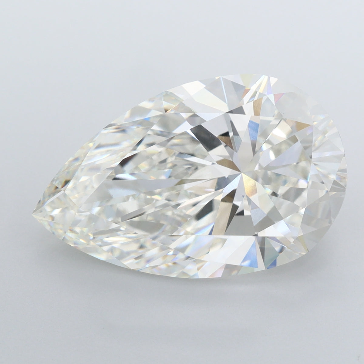 9.01 Carat Pear Shaped, Ideal Cut, G Color, VVS2 Clarity, IGI Certified Lab Grown Diamond