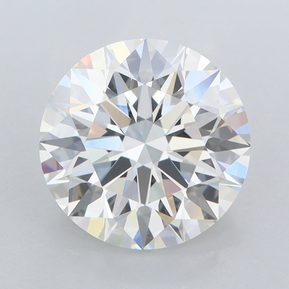 3.56 Carat Round Shaped, Ideal Cut, F Color, VVS1 Clarity, IGI Certified Lab Grown Diamond