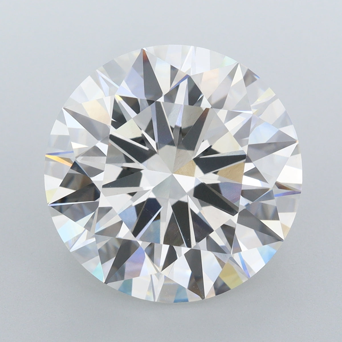 8.05 Carat Round Shaped, Ideal Cut, F Color, VVS2 Clarity, IGI Certified Lab Grown Diamond