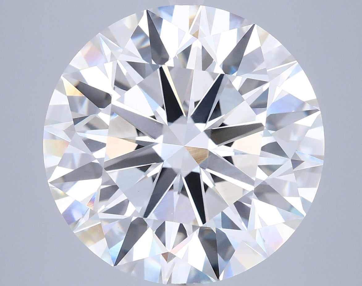 7.52 Carat Round Shaped, Ideal Cut, F Color, VVS2 Clarity, IGI Certified Lab Grown Diamond