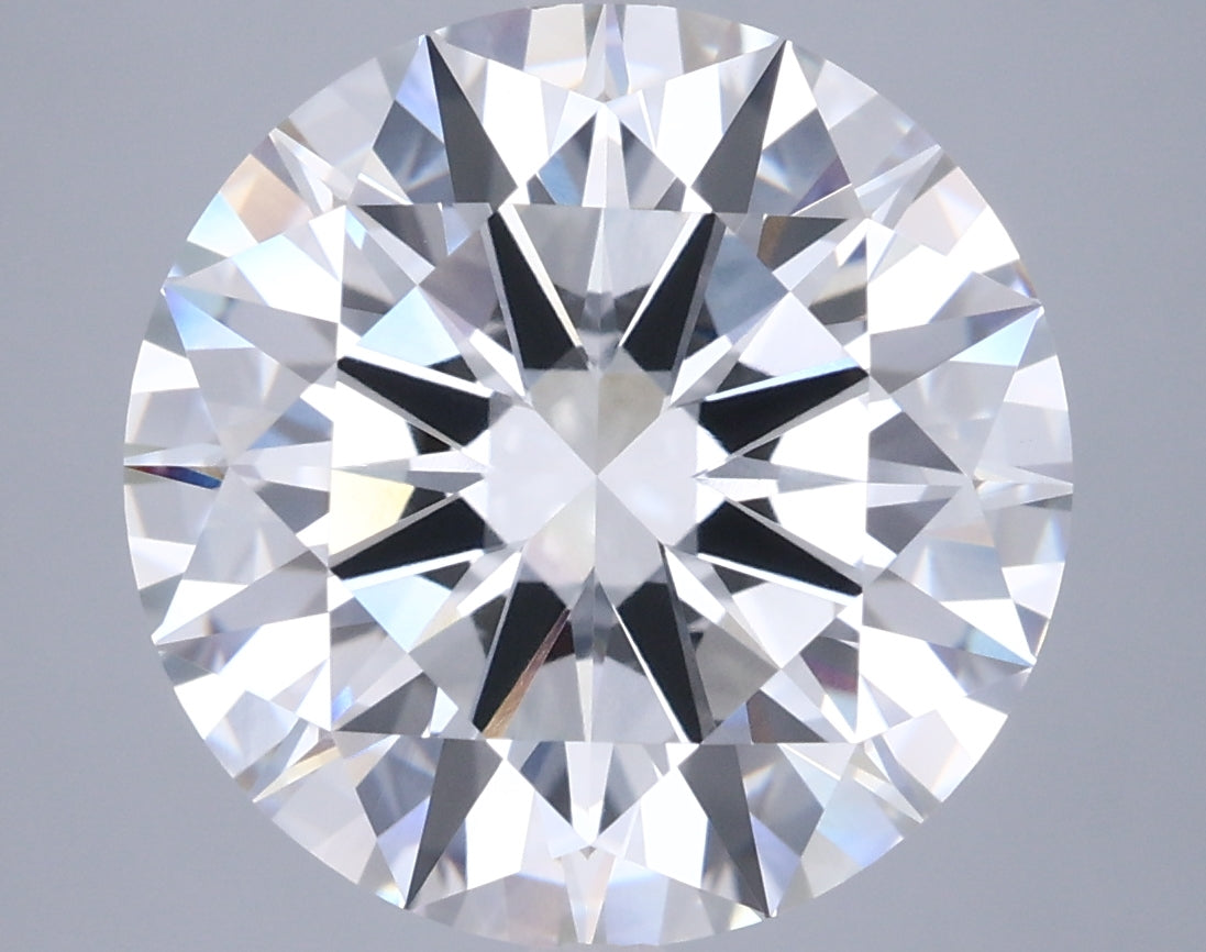 8.02 Carat Round Shaped, Excellent Cut, F Color, VVS2 Clarity, IGI Certified Lab Grown Diamond