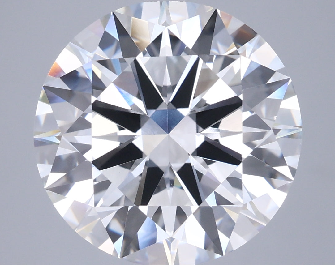 8.10 Carat Round Shaped, Ideal Cut, F Color, VVS1 Clarity, IGI Certified Lab Grown Diamond