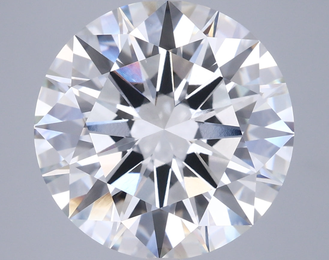 8.02 Carat Round Shaped, Ideal Cut, G Color, VVS2 Clarity, IGI Certified Lab Grown Diamond