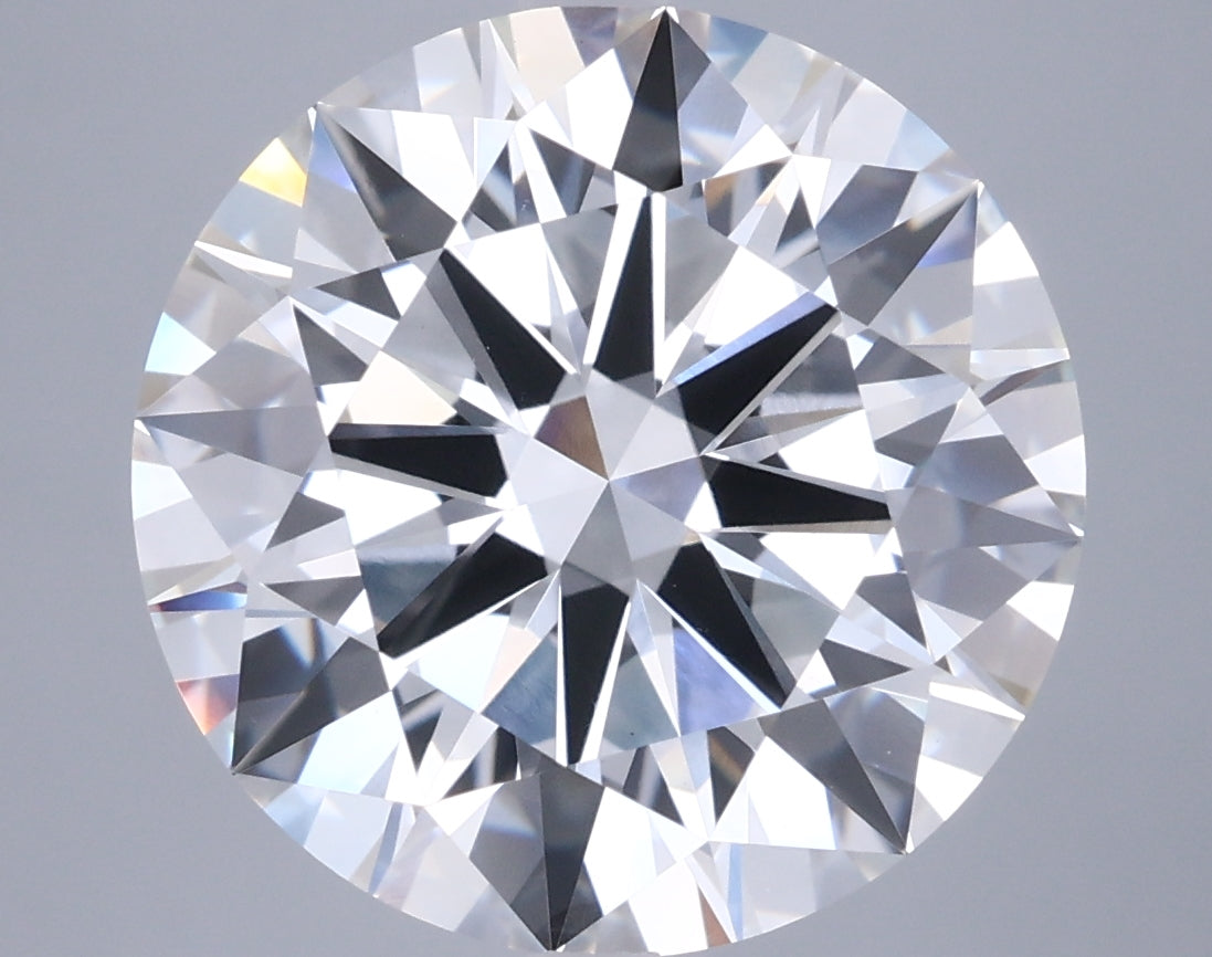 8.02 Carat Round Shaped, Ideal Cut, F Color, VVS2 Clarity, IGI Certified Lab Grown Diamond