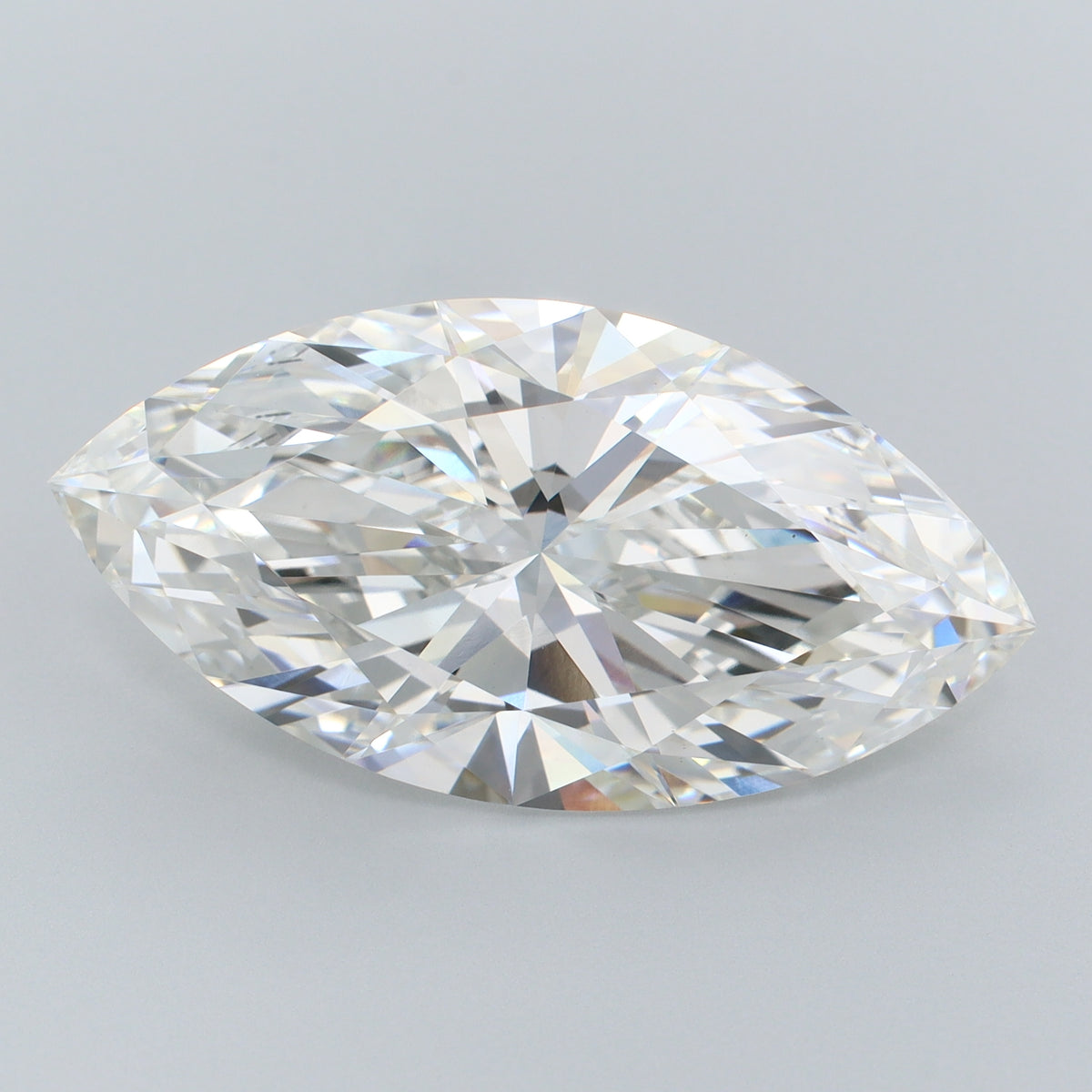 10.98 Carat Marquise Shaped, Ideal Cut, G Color, VVS2 Clarity, IGI Certified Lab Grown Diamond