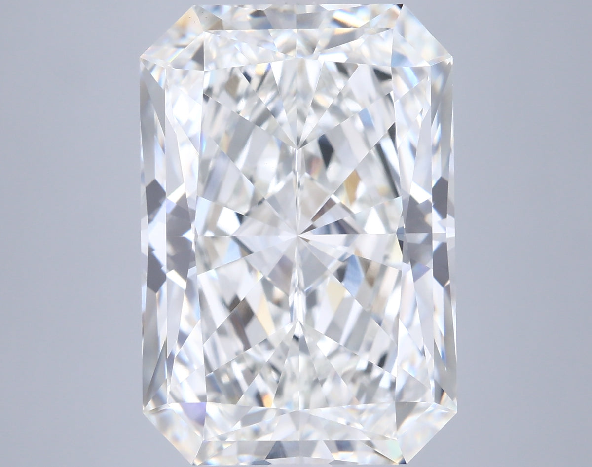 8.09 Carat Radiant Shaped, Ideal Cut, G Color, VVS2 Clarity, IGI Certified Lab Grown Diamond