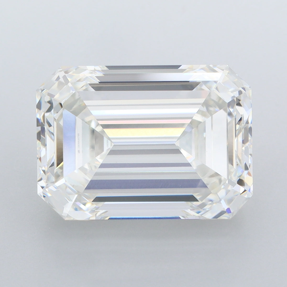 8.06 Carat Emerald Shaped, Ideal Cut, F Color, VVS2 Clarity, IGI Certified Lab Grown Diamond