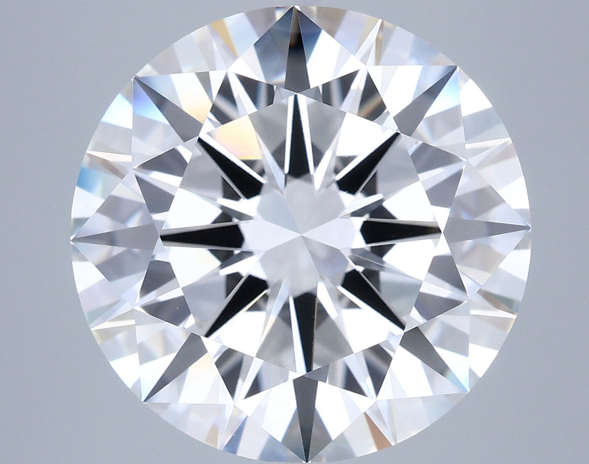 8.02 Carat Round Shaped, Excellent Cut, F Color, VVS2 Clarity, IGI Certified Lab Grown Diamond