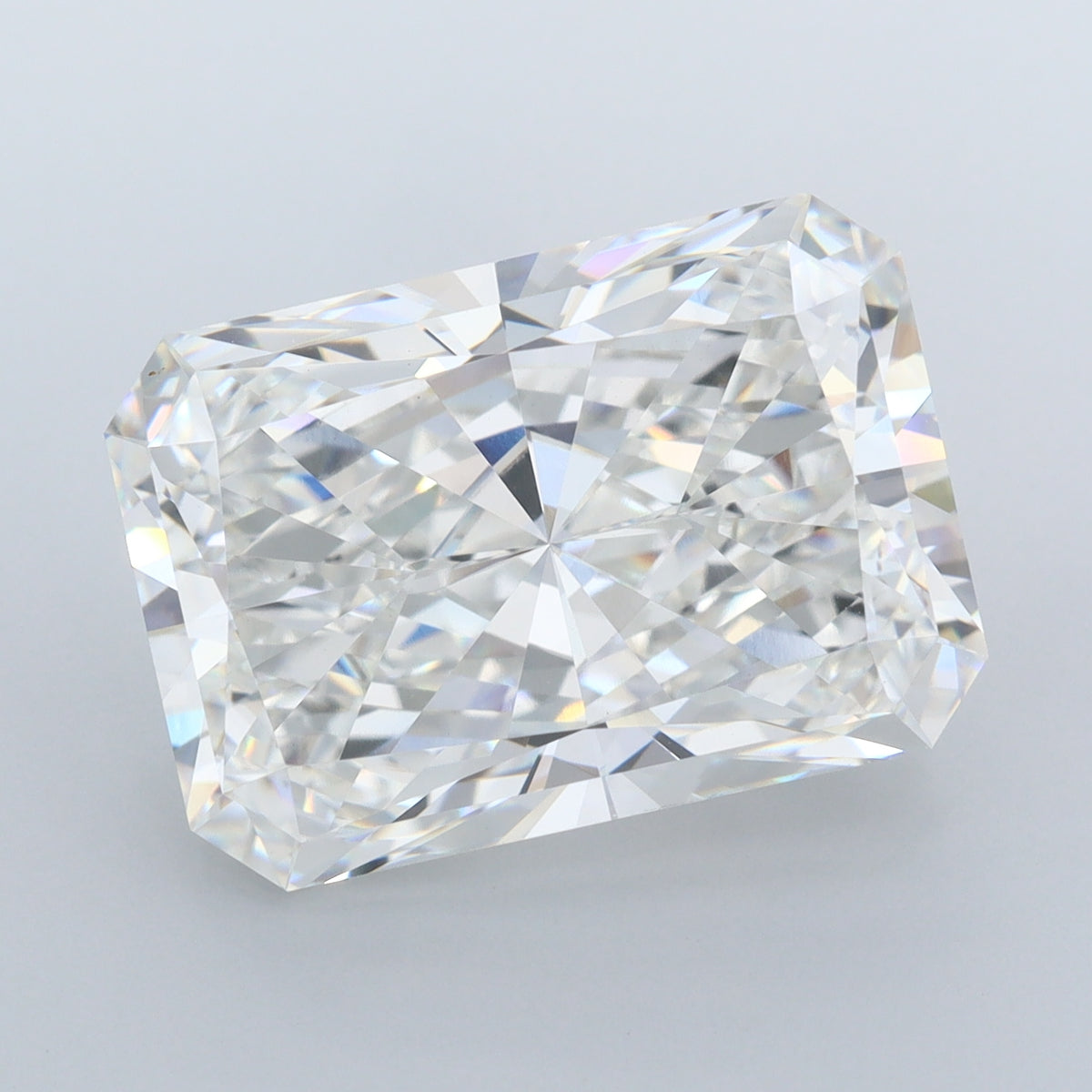10.10 Carat Radiant Shaped, Ideal Cut, F Color, VVS2 Clarity, IGI Certified Lab Grown Diamond