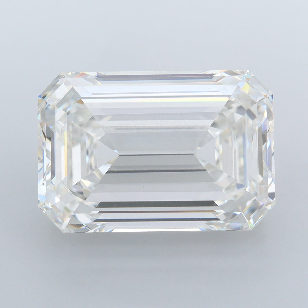 10.07 Carat Emerald Shaped, Ideal Cut, F Color, VVS2 Clarity, IGI Certified Lab Grown Diamond