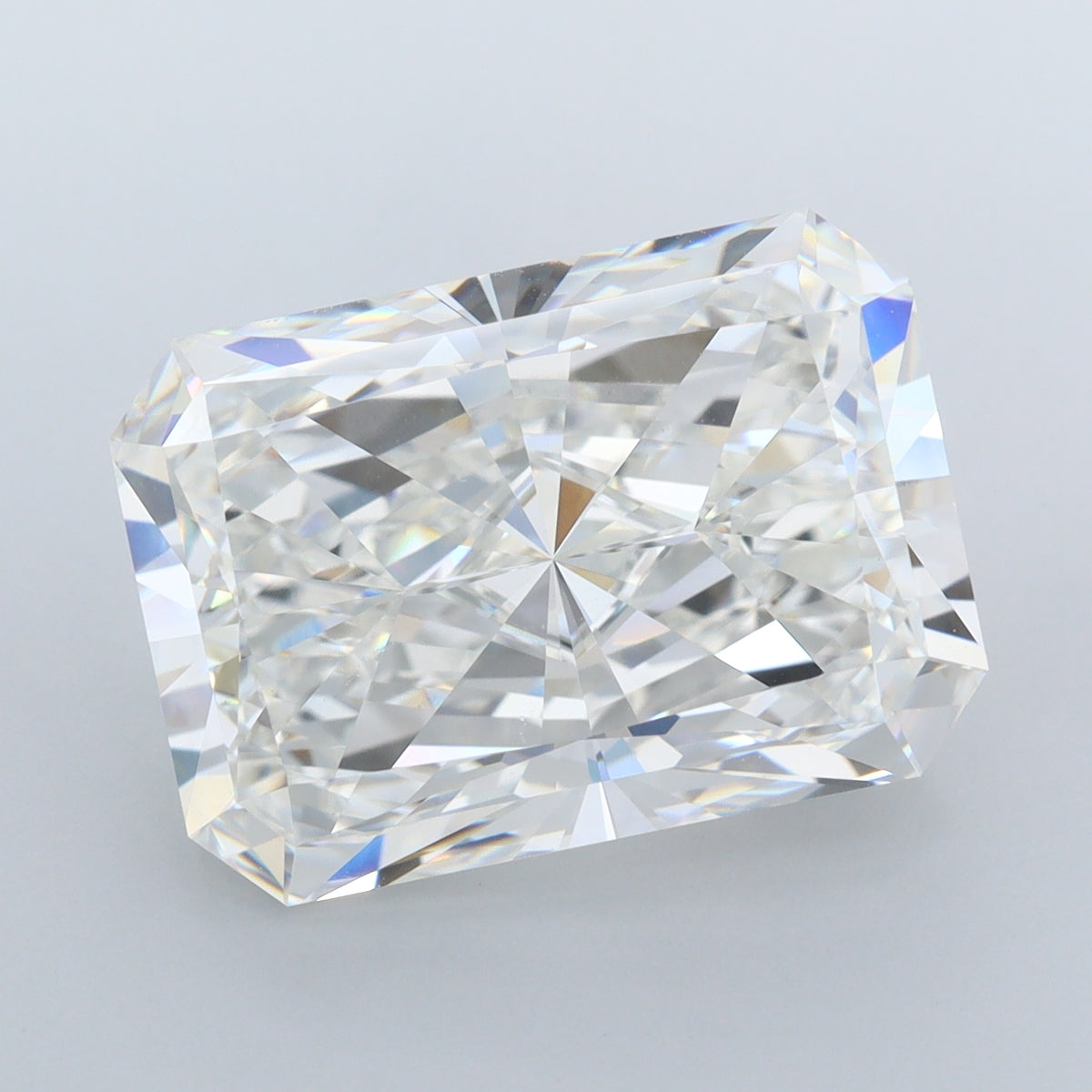 10.09 Carat Radiant Shaped, Ideal Cut, F Color, VVS2 Clarity, IGI Certified Lab Grown Diamond