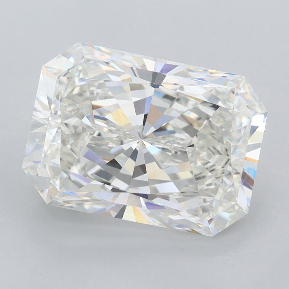 4.00 Carat Radiant Shaped, Ideal Cut, G Color, VVS2 Clarity, IGI Certified Lab Grown Diamond