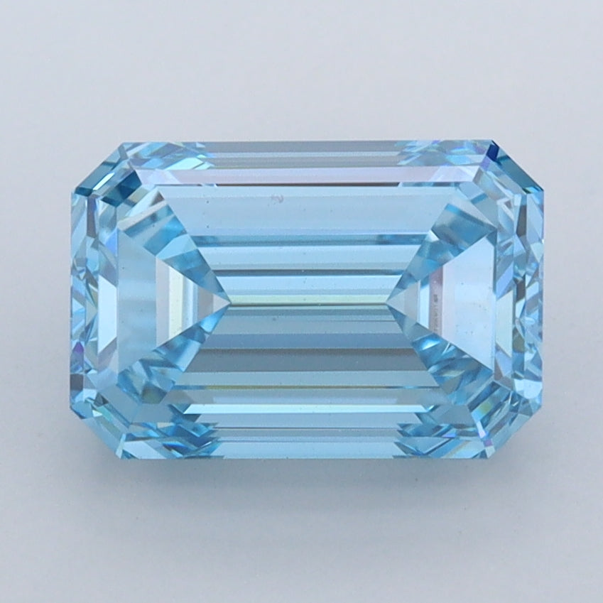 2.49 Carat Emerald Shaped, Excellent Cut, VVS2 Clarity, IGI Certified Lab Grown Diamond