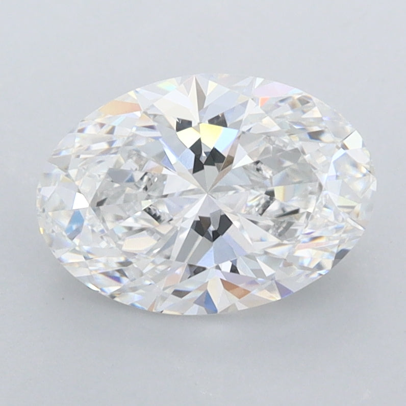1.62 Carat Oval Shaped, Ideal Cut, E Color, VVS1 Clarity, IGI Certified Lab Grown Diamond