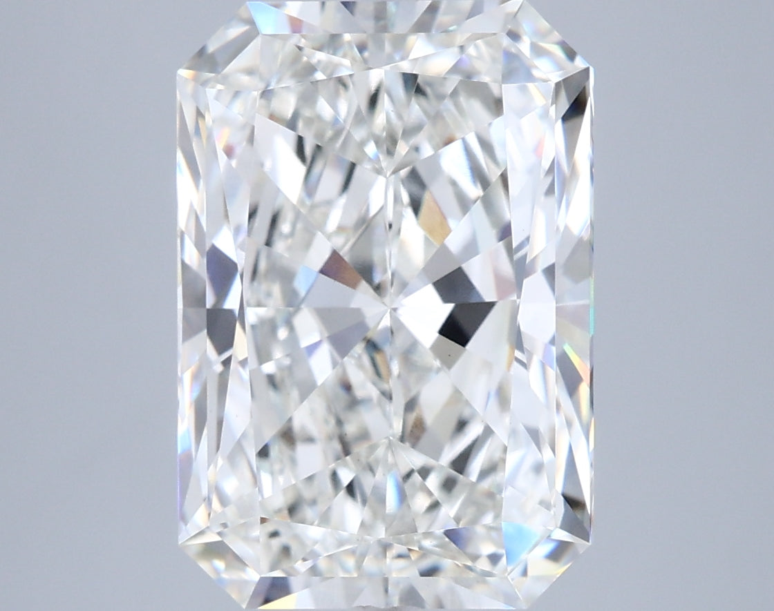 6.03 Carat Radiant Shaped, Ideal Cut, G Color, VS1 Clarity, IGI Certified Lab Grown Diamond