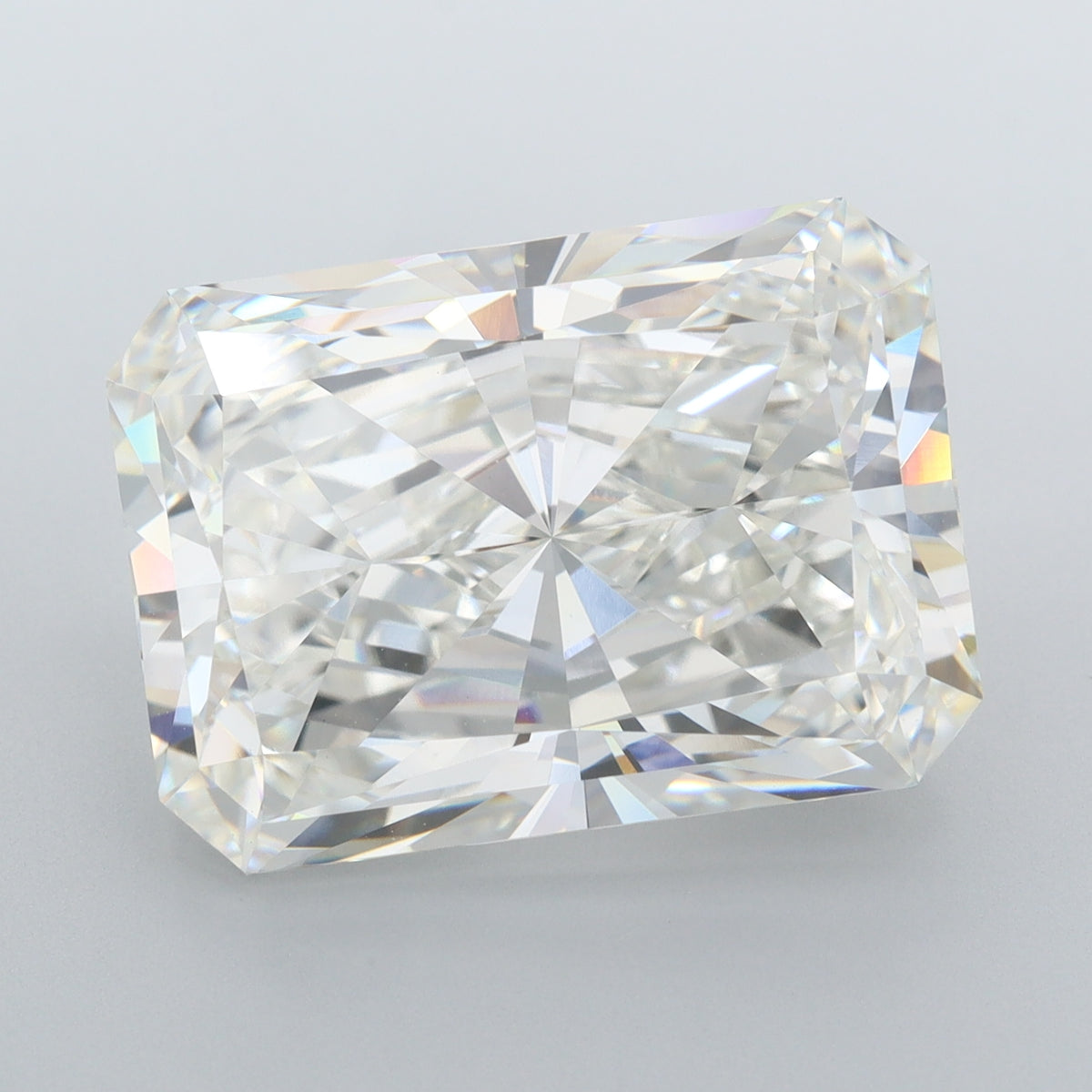 11.09 Carat Radiant Shaped, Ideal Cut, G Color, VVS2 Clarity, IGI Certified Lab Grown Diamond