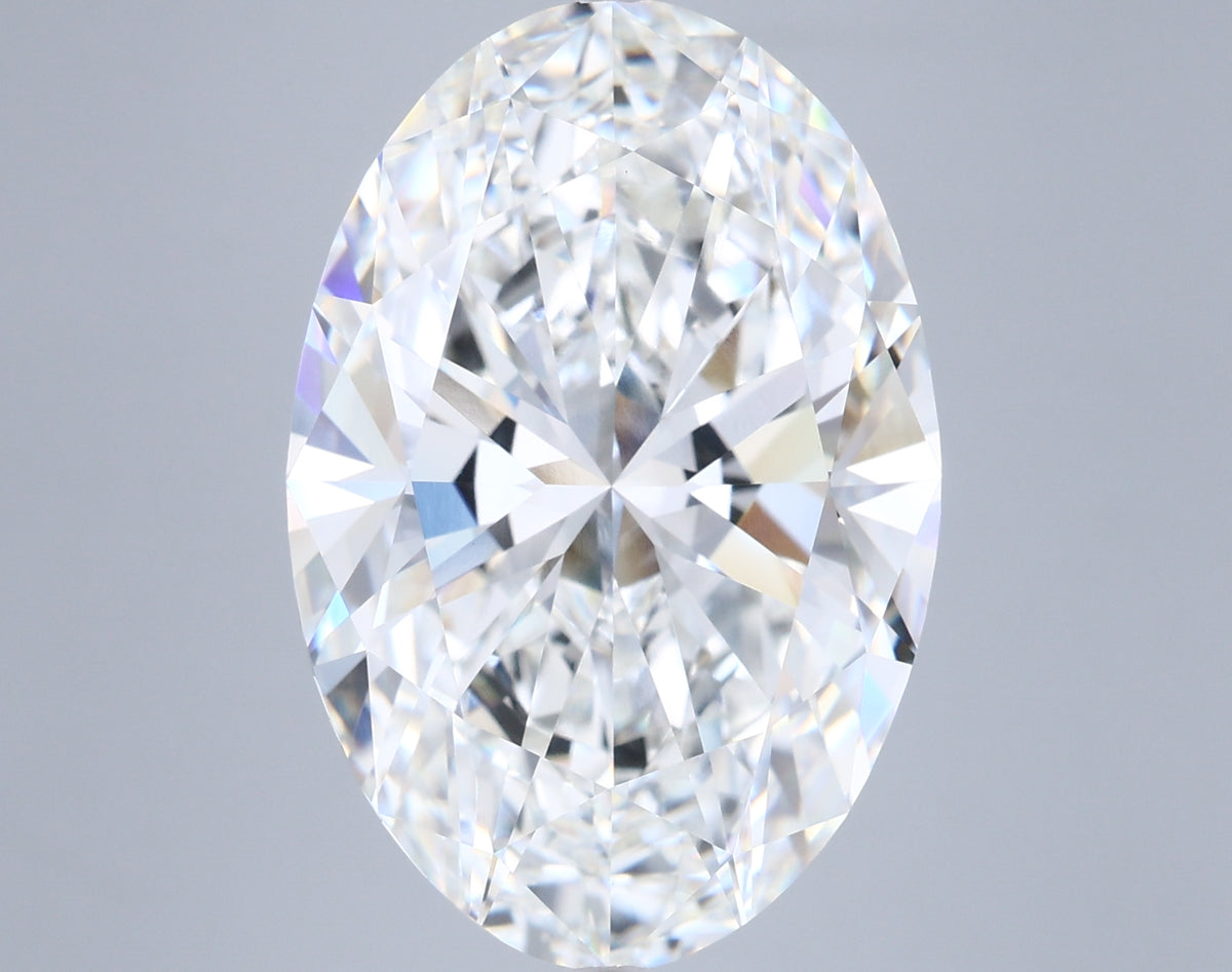 11.74 Carat Oval Shaped, Excellent Cut, G Color, VVS2 Clarity, IGI Certified Lab Grown Diamond