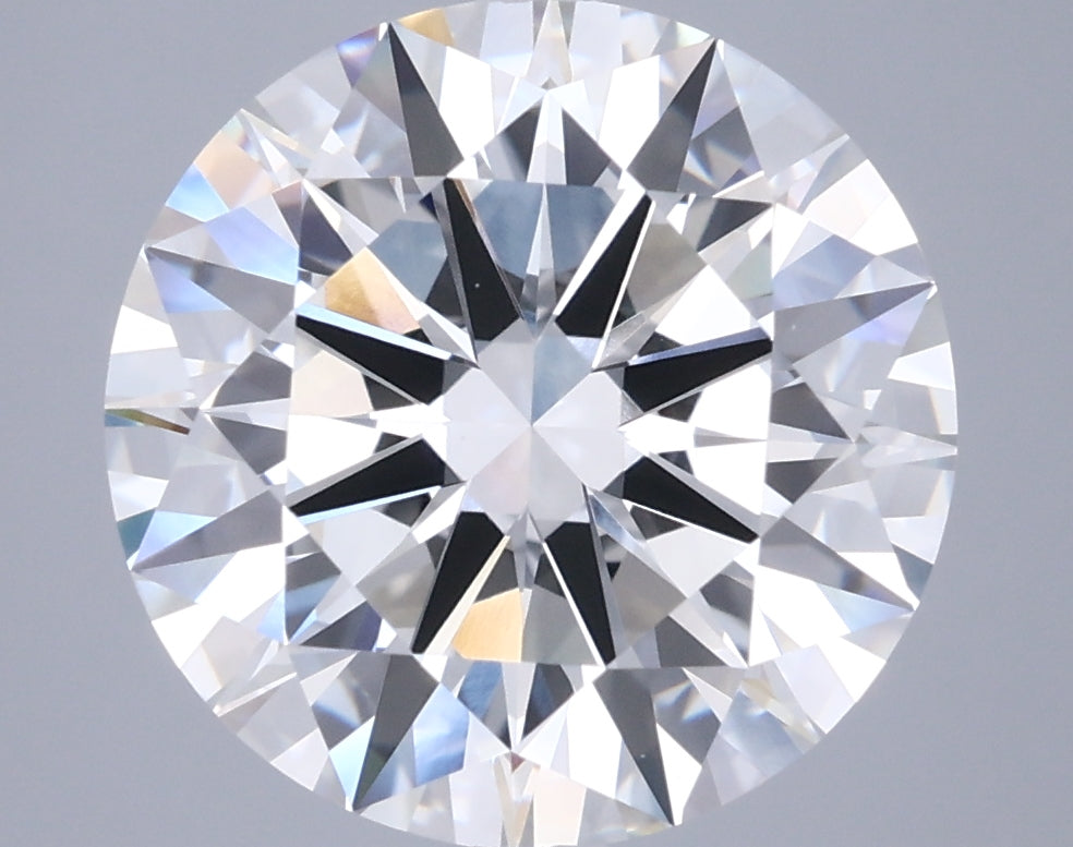 6.02 Carat Round Shaped, Ideal Cut, G Color, VVS2 Clarity, IGI Certified Lab Grown Diamond