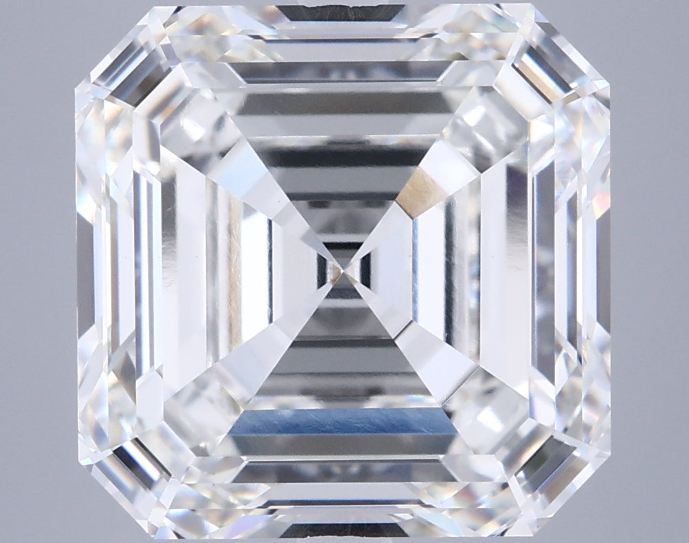 9.03 Carat Asscher Shaped, Excellent Cut, G Color, VS1 Clarity, IGI Certified Lab Grown Diamond