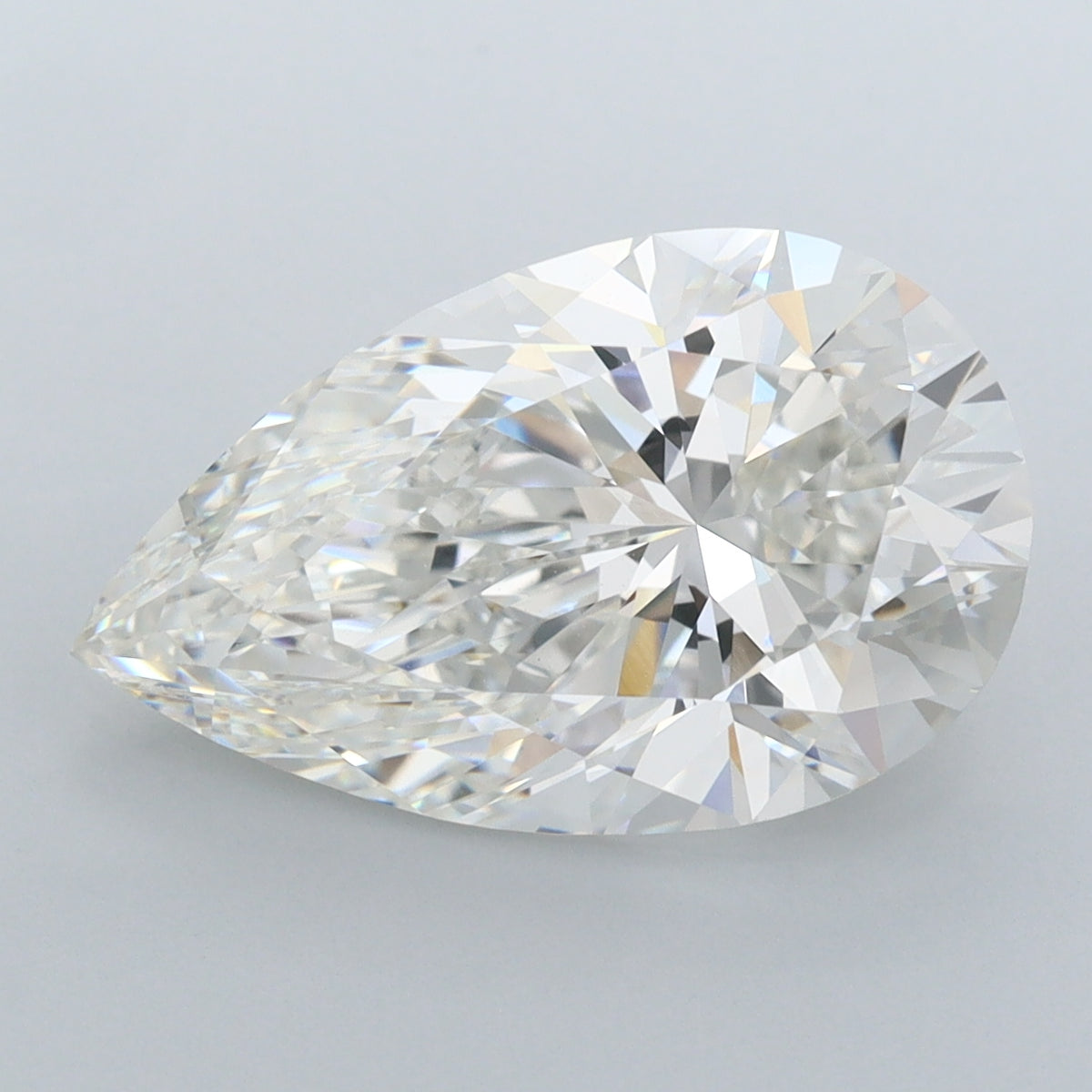 5.09 Carat Pear Shaped, Excellent Cut, G Color, VS1 Clarity, IGI Certified Lab Grown Diamond