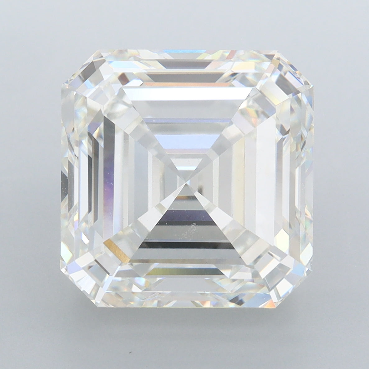 9.01 Carat Asscher Shaped, Ideal Cut, G Color, VVS2 Clarity, IGI Certified Lab Grown Diamond