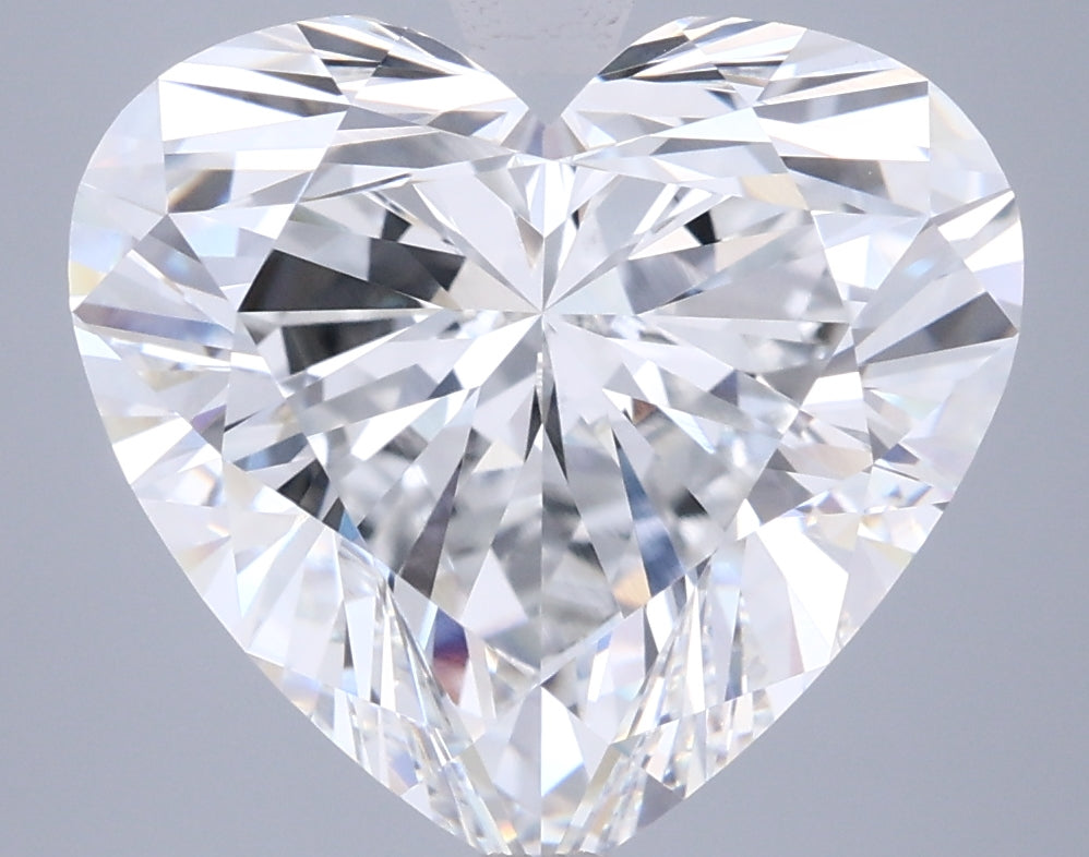 7.04 Carat Heart Shaped, Excellent Cut, E Color, VVS2 Clarity, IGI Certified Lab Grown Diamond