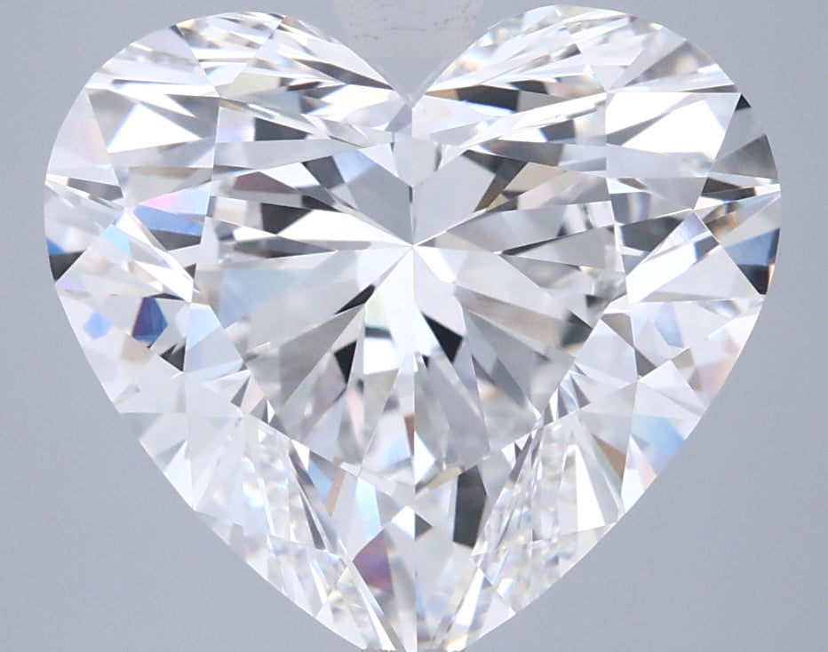 6.03 Carat Heart Shaped, Ideal Cut, E Color, VVS2 Clarity, IGI Certified Lab Grown Diamond