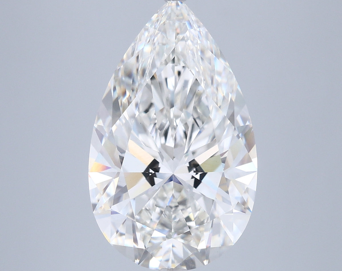 5.03 Carat Pear Shaped, Ideal Cut, G Color, VS1 Clarity, IGI Certified Lab Grown Diamond