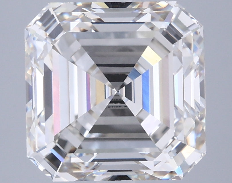 5.00 Carat Asscher Shaped, Ideal Cut, G Color, VS1 Clarity, IGI Certified Lab Grown Diamond