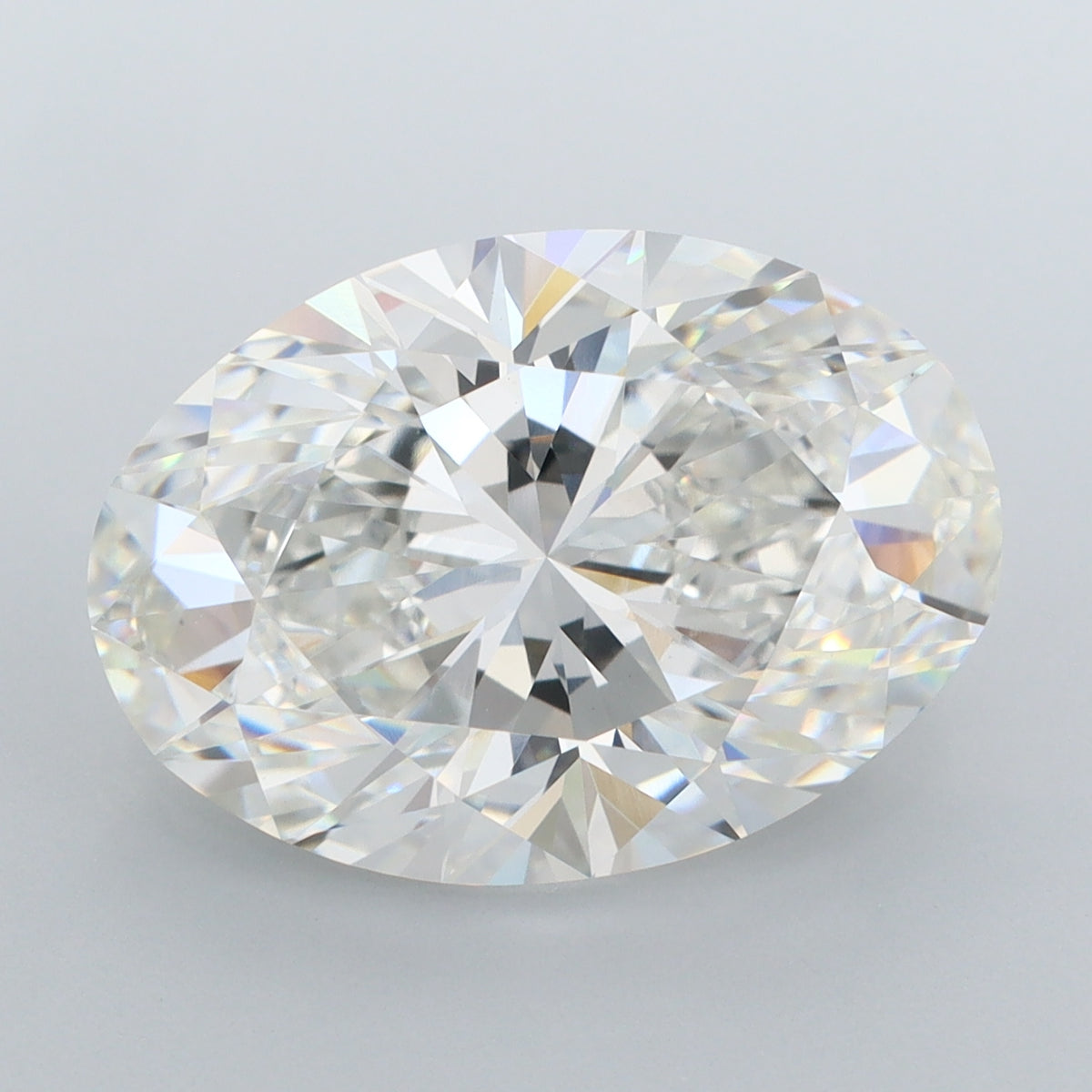 7.05 Carat Oval Shaped, Excellent Cut, F Color, VVS2 Clarity, IGI Certified Lab Grown Diamond