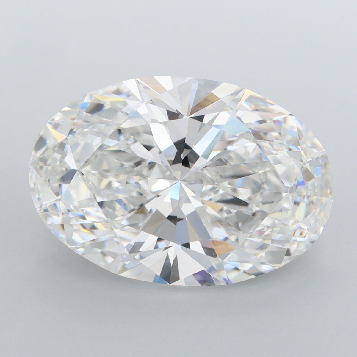 7.03 Carat Oval Shaped, Ideal Cut, F Color, VVS2 Clarity, IGI Certified Lab Grown Diamond