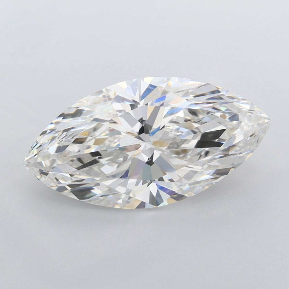 3.04 Carat Marquise Shaped, Ideal Cut, G Color, VVS2 Clarity, IGI Certified Lab Grown Diamond