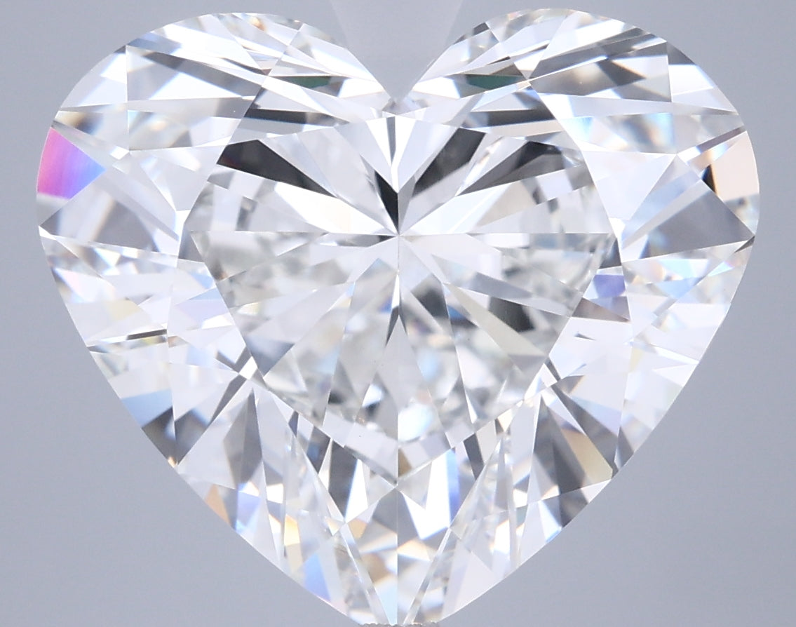 10.06 Carat Heart Shaped, Excellent Cut, F Color, VVS2 Clarity, IGI Certified Lab Grown Diamond