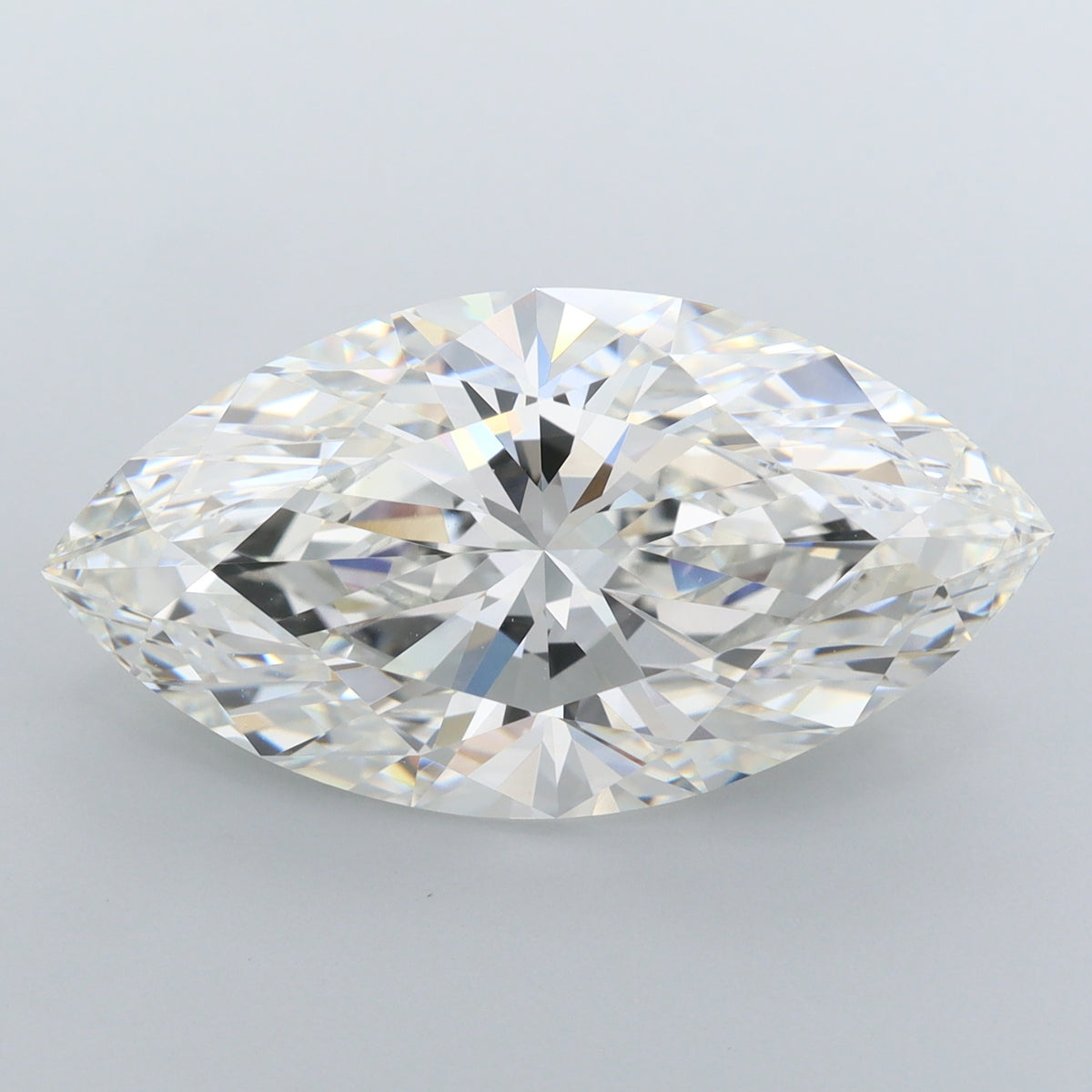 10.07 Carat Marquise Shaped, Ideal Cut, G Color, VVS2 Clarity, IGI Certified Lab Grown Diamond
