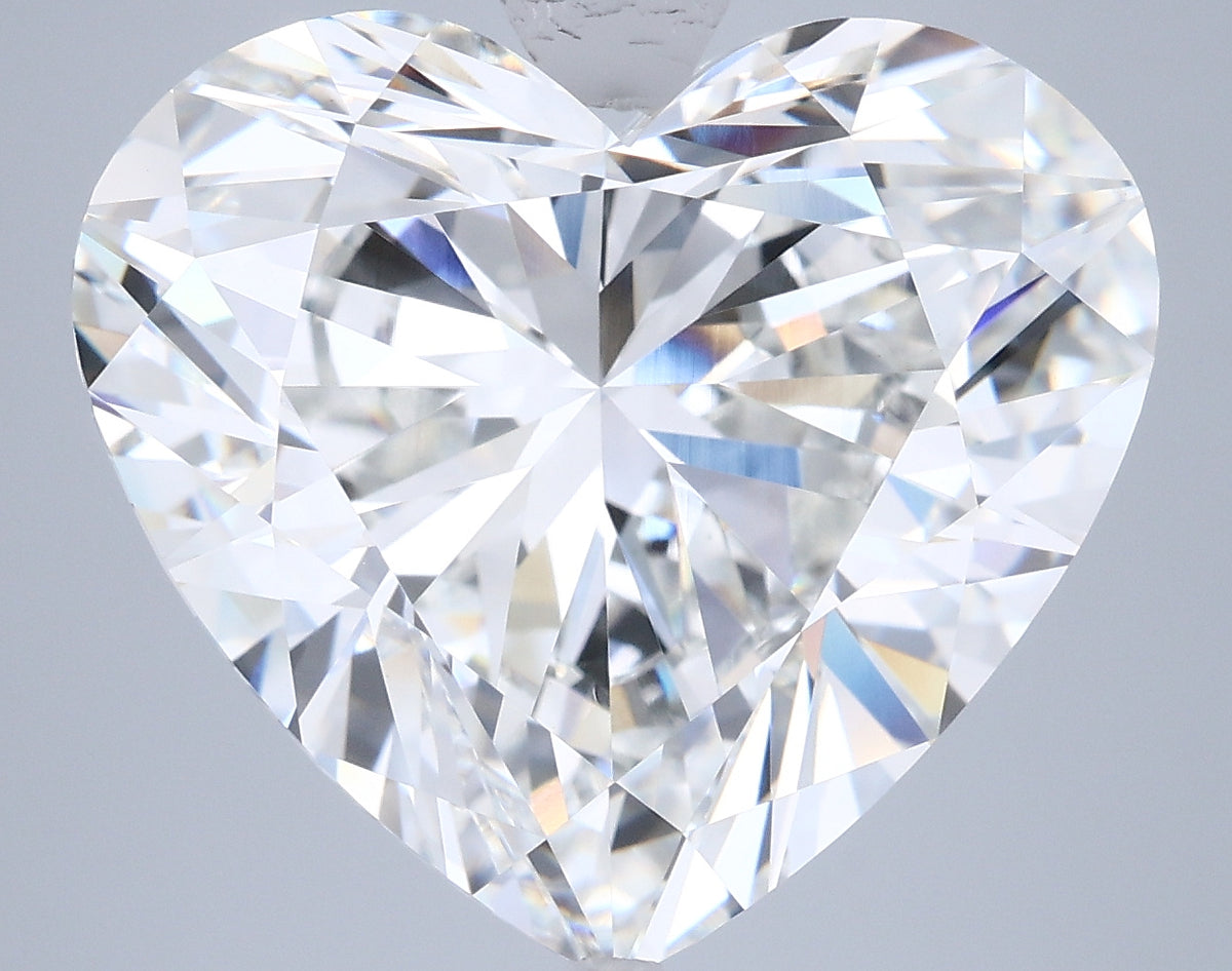 10.05 Carat Heart Shaped, Excellent Cut, F Color, VVS2 Clarity, IGI Certified Lab Grown Diamond